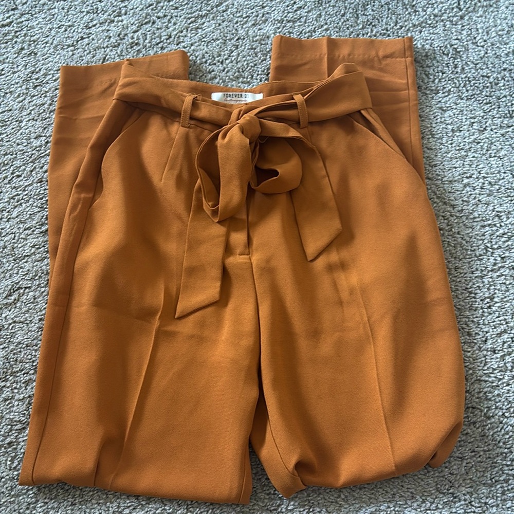 Forever 21 Yellow/Orange Pants
